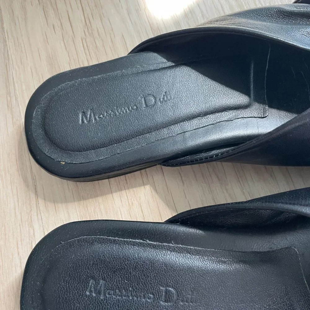 massimo dutti leather sandals size 38 - Picture 4 of 4